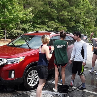 Unity Triangle youth fundraiser car wash