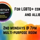 LGBTQ+ meetings on second Mondays of the month at 7p, Unity of the Triangle.