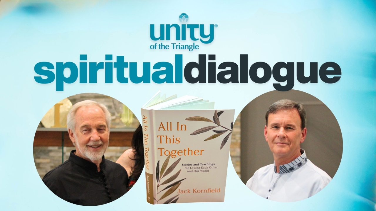 Book Study_spiritualdialogue unity book club spiritual dialogue with Rev Neusom and Rev Michael. Book "All In This Together" by Jack Kornfield