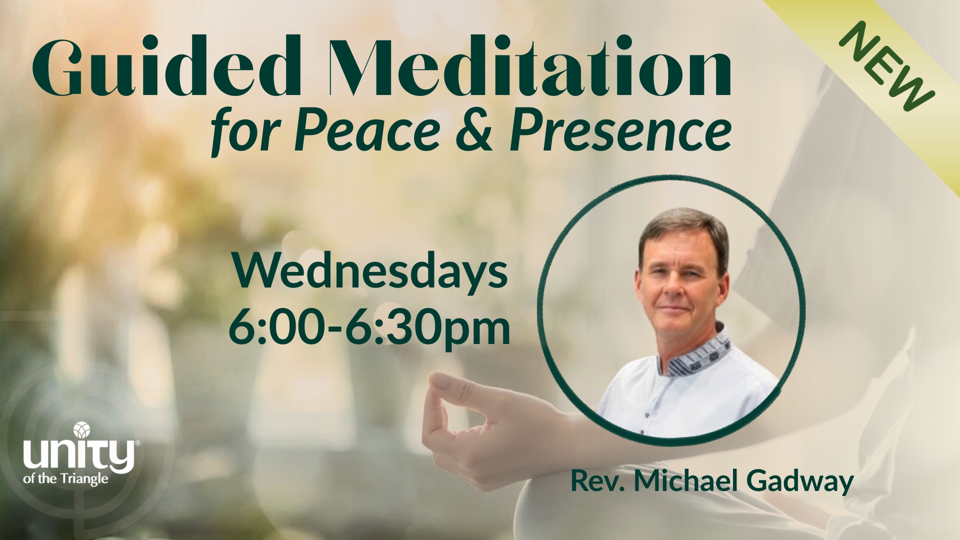 guided meditation in raleigh at unity of the triangle